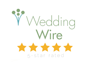 5 Star Rating on Wedding Wire